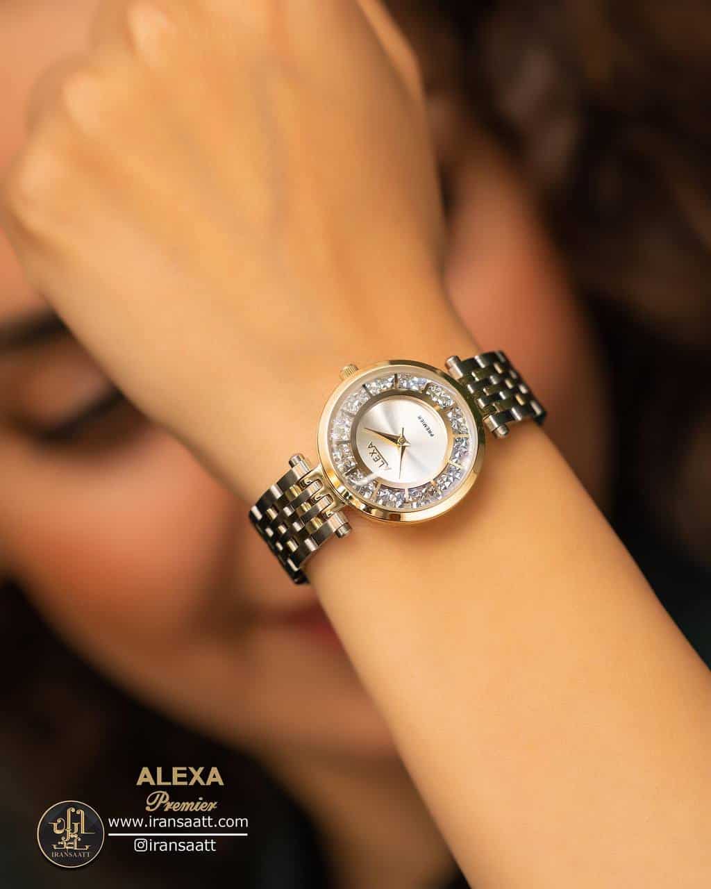 ساعت مچی عقربه ای زنانه استیل الکسا مدل A0032