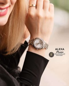 ساعت مچی عقربه ای زنانه استیل الکسا مدل A0035S