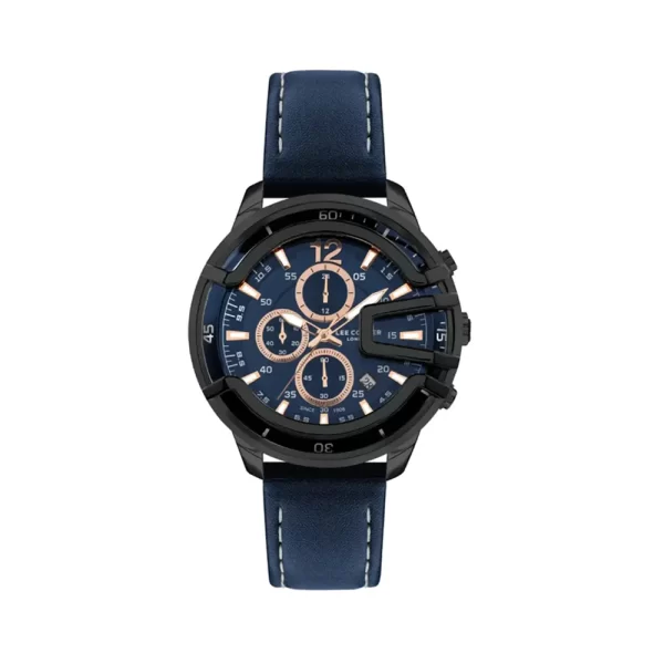 Buy Lee Cooper blue leather watch