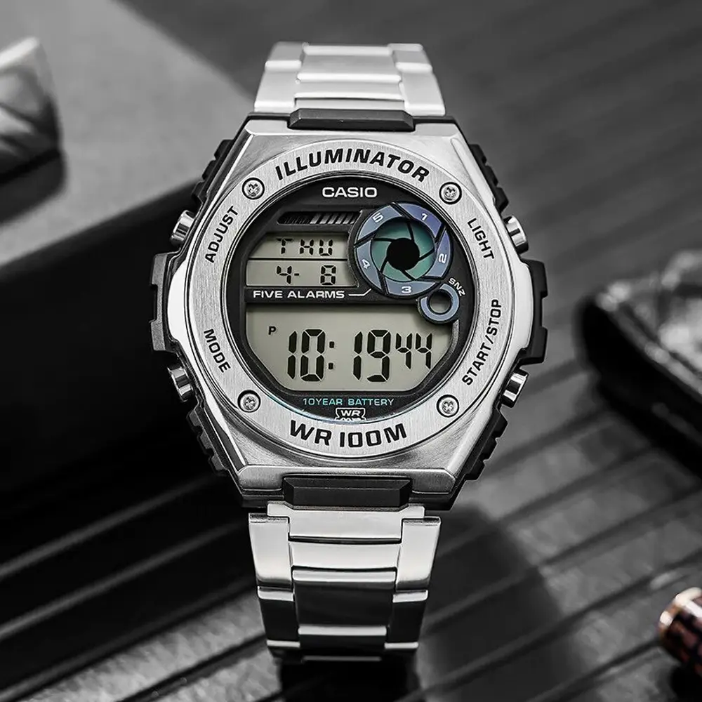 ساعت مچی جنرال مردانه دیجیتال کاسیو CASIO-MWD-100HD-1AVDF