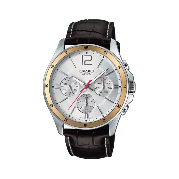 ساعت مردانه کاسیو کوارتز مدل MTP-1374L-7A
