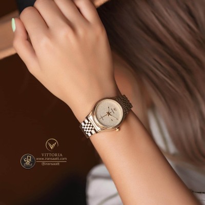 ساعت مچی زنانه استیل ویتوریا مدل VT.3194