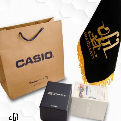 ساعت مچی عقربه ای مردانه استیل کاسیو ادیفیس ECB-20DC-1ADF