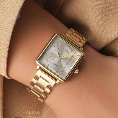 ساعت مچی عقربه ای زنانه استیل الکسا مدل A0043G