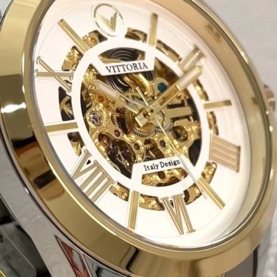 ساعت مچی مردانه استیل اتوماتیک ویتوریا مدل VT.3280