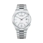 Citizen silver watch with white dial