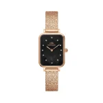 DW black rose gold women's watch