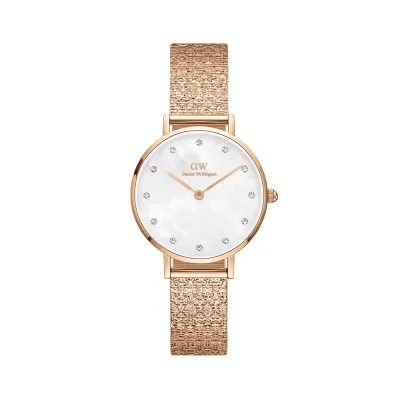 DW rose gold analog watch