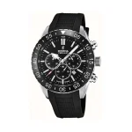 Festina black men's quartz watch