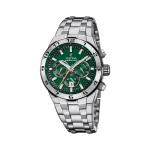 Festina green dial men's watch