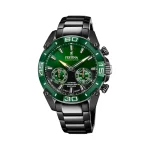 Festina green quartz watch