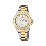 Festina silver gold women's quartz watch