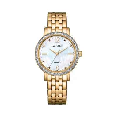 Rose gold Citizen watch for women