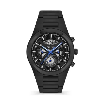 Buy Kenneth Cole black steel watch