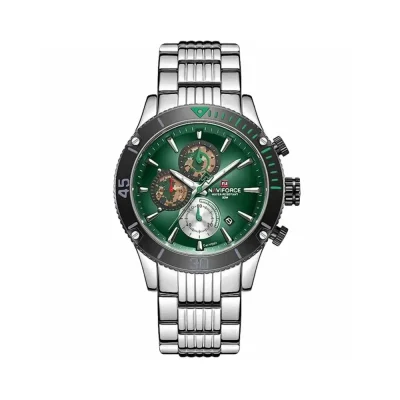 Buy men's silver navy force