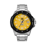 CAT yellow dial watch