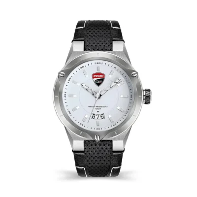 Ducati leather men's watch