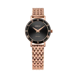 JOWISSA rose gold black watch