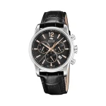 Jaguar leather men's watch