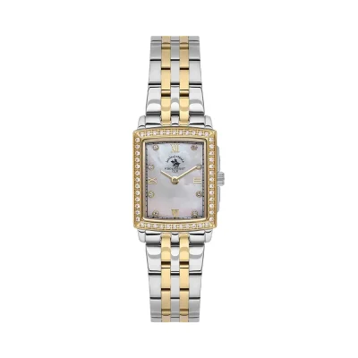 Polo silver and gold watch