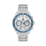 Polo silver men's wristwatch