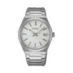 Seiko white dial watch