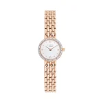 Buy Laxmi rose gold jeweled watch