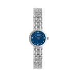 Buy Laxmi silver jeweled watch