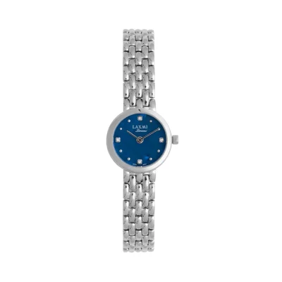 Buy Laxmi silver jeweled watch