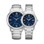 Ecodrive watch with navy blue dial