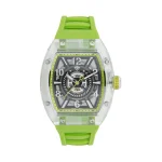 Laxmi light green men's watch