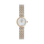 Laxmi silver and gold jeweled watch