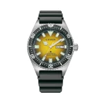 Yellow citizen automatic watch