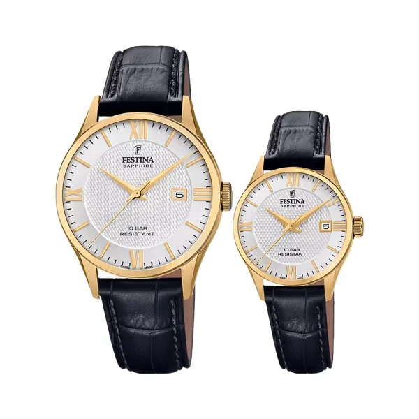 ساعت ست فستینا کوارتز مدل F20010/2 - F20011/1