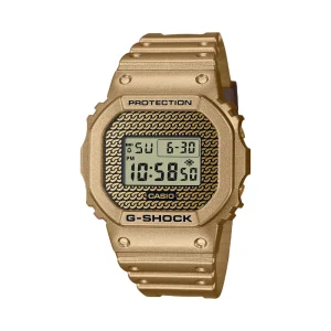 پک ساعت مردانه طلایی کاسیو G-Shock مدل DWE-5600HG-1