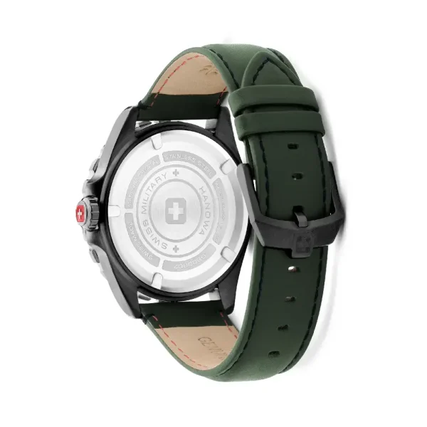 ساعت مردانه بند چرم سوئیس میلیتاری مدل SMWGB0000251