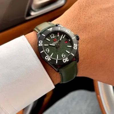 ساعت مردانه سوئیس میلیتاری SWISS MILITARY بند چرم کد 5083