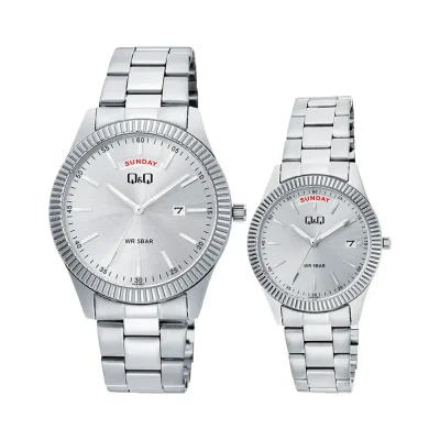 ساعت ست Q&Q کوارتز مدل A15A-003PY - A14A-003PY