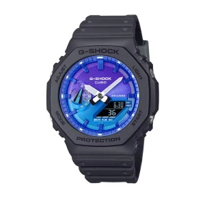 ساعت مردانه کاسیو جی شاک کوارتز مدل GA-2100FL-1A