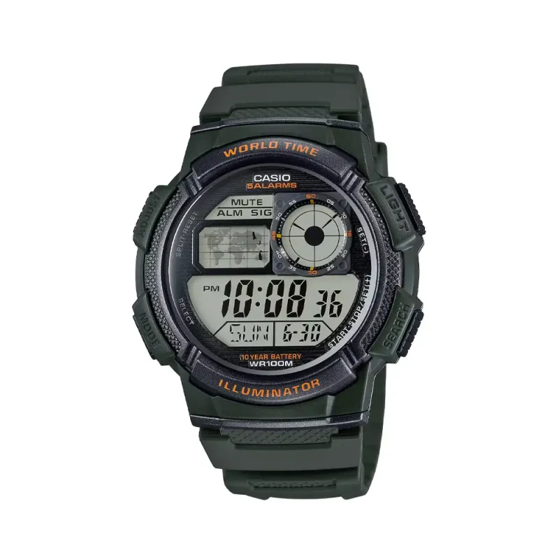 ساعت مردانه کاسیو کوارتز مدل AE-1000W-3AV