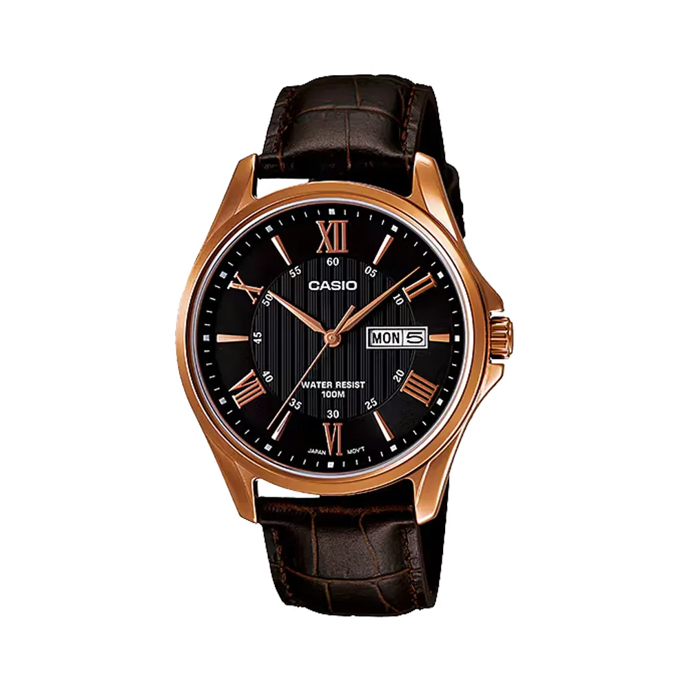 ساعت مردانه کاسیو کوارتز مدل MTP-1384L-1AV