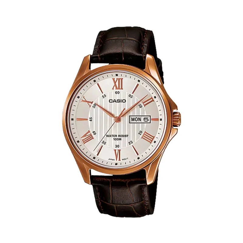ساعت مردانه کاسیو کوارتز مدل MTP-1384L-7AV