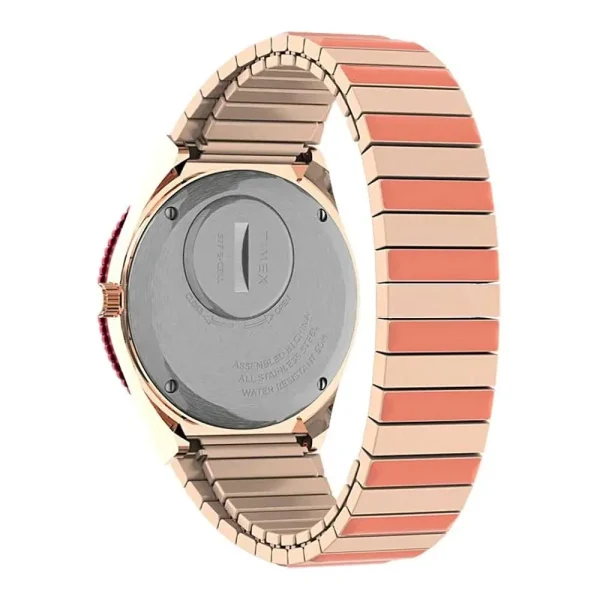 ساعت زنانه تایمکس بند کشی کوارتز مدل TW2V38600