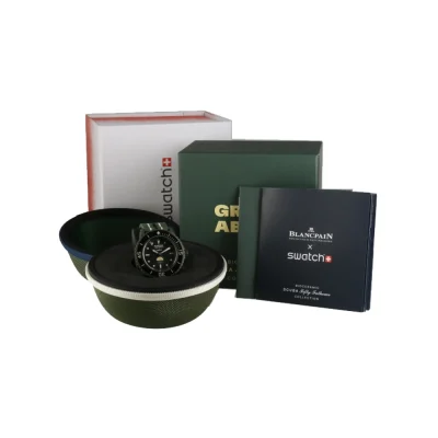 ساعت بلنکپین سواچ پرتگاه سبز GREEN ABYSS