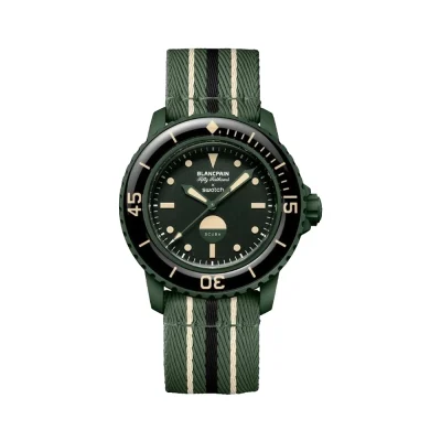 ساعت بلنکپین سواچ پرتگاه سیز GREEN ABYSS
