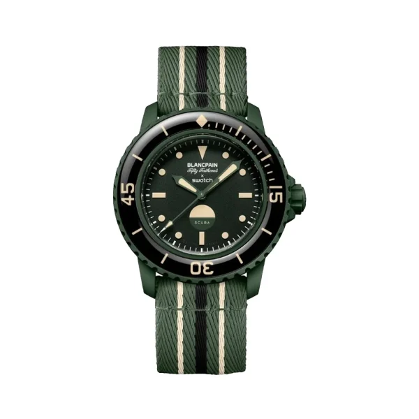 ساعت بلنک‌‌پین سواچ پرتگاه سیز GREEN ABYSS