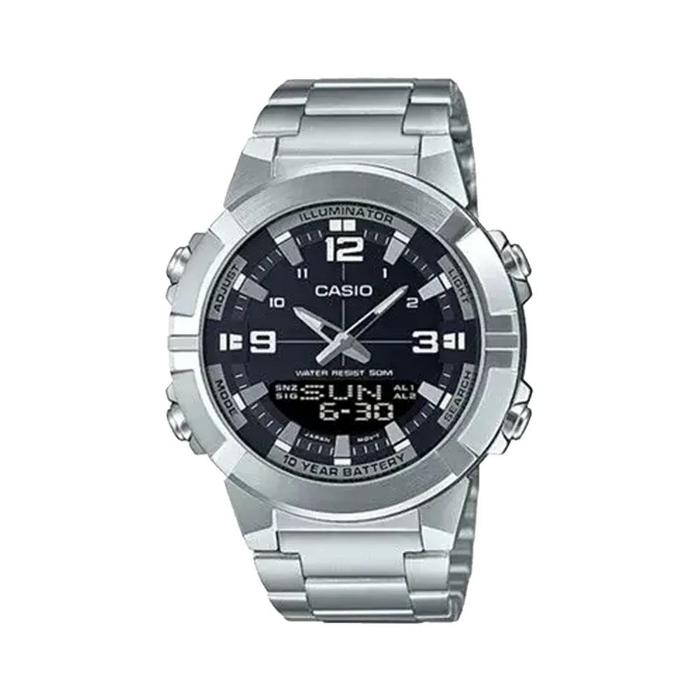ساعت مردانه کاسیو کوارتز مدل AMW-870DA-1AV