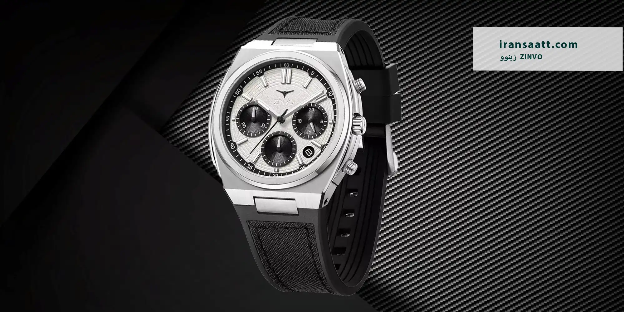 ساعت مردانه زینوو کوارتز مدل ZINVO CHRONO PANDA