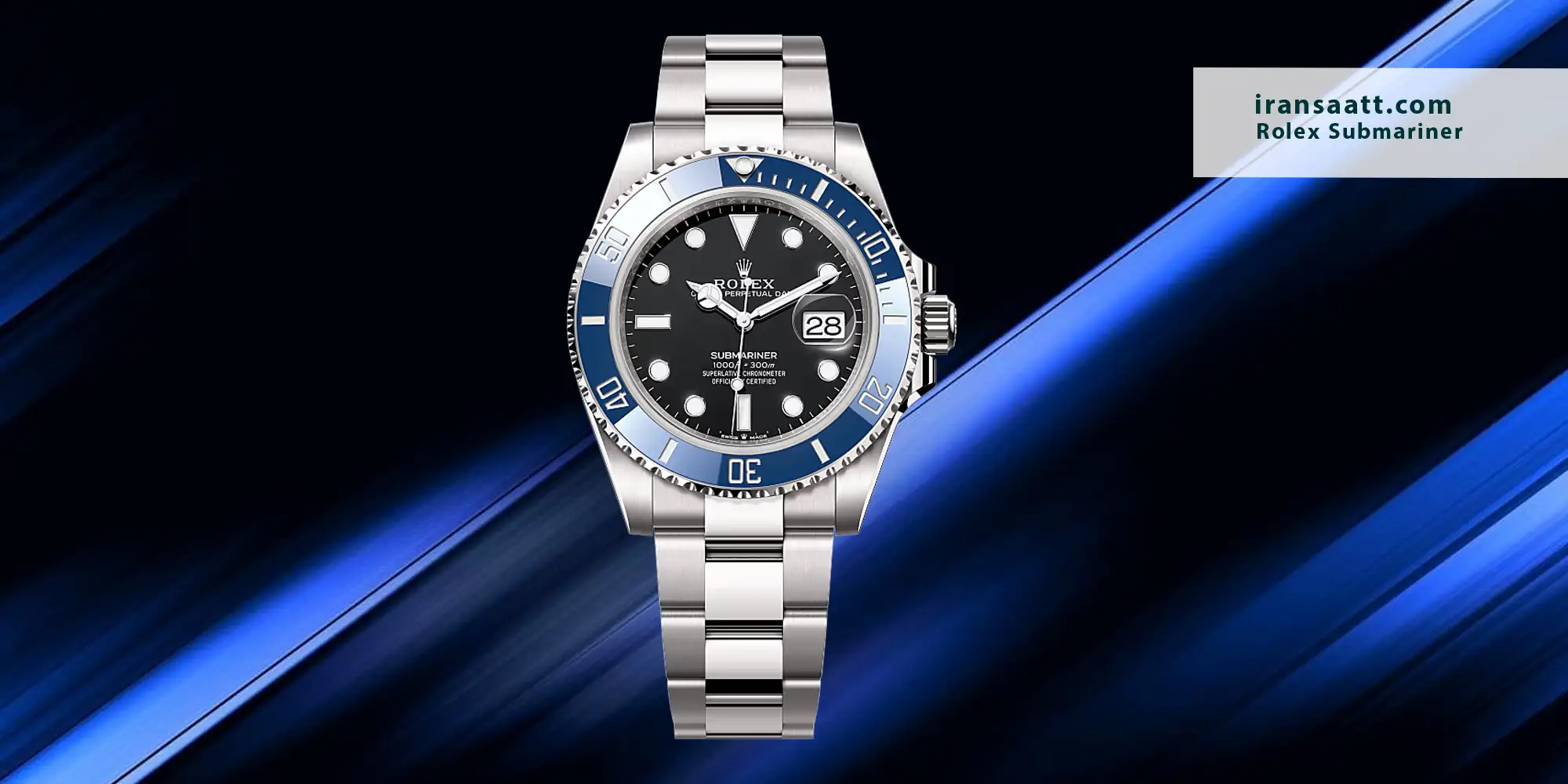 Rolex Submariner Date watch: 18 ct white gold - m126619lb-0003