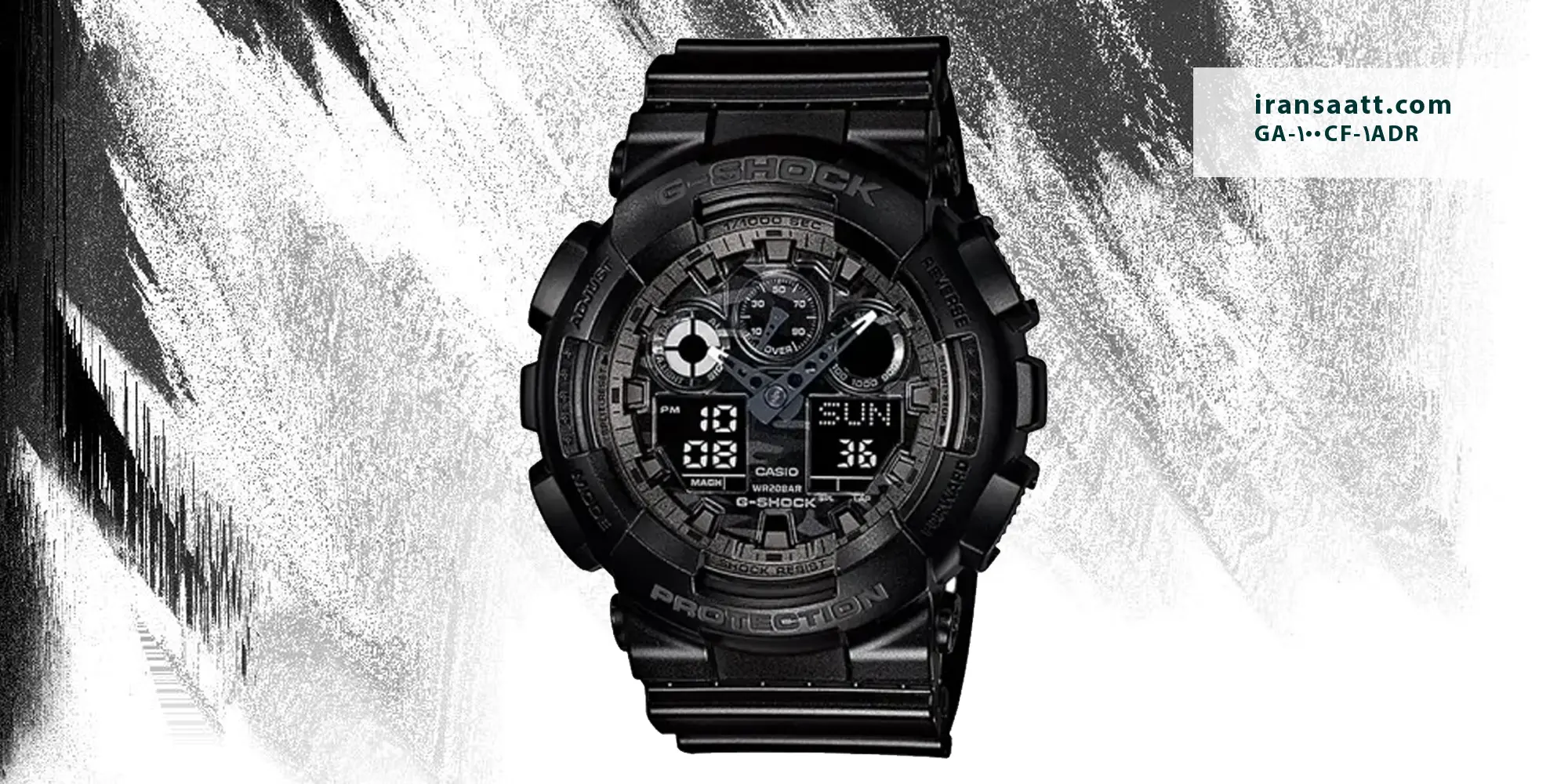 ساعت جی شاک تمام مشکی